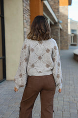 Snowflake Sweater Cardigan