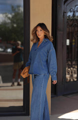 Double Take Denim Top