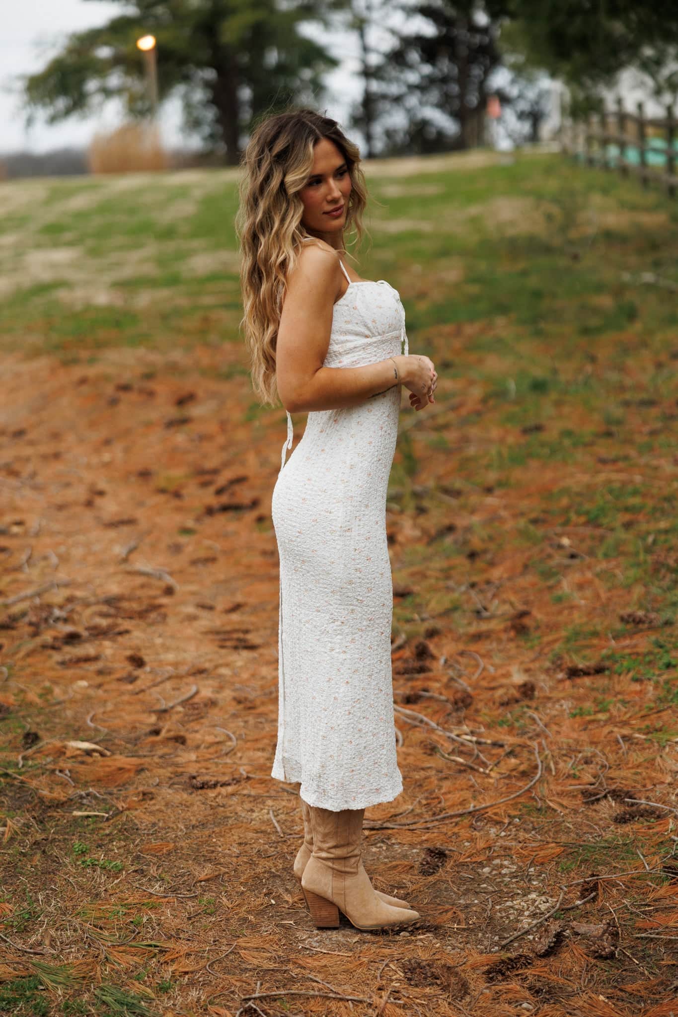 Sunny Days Floral Midi Dress