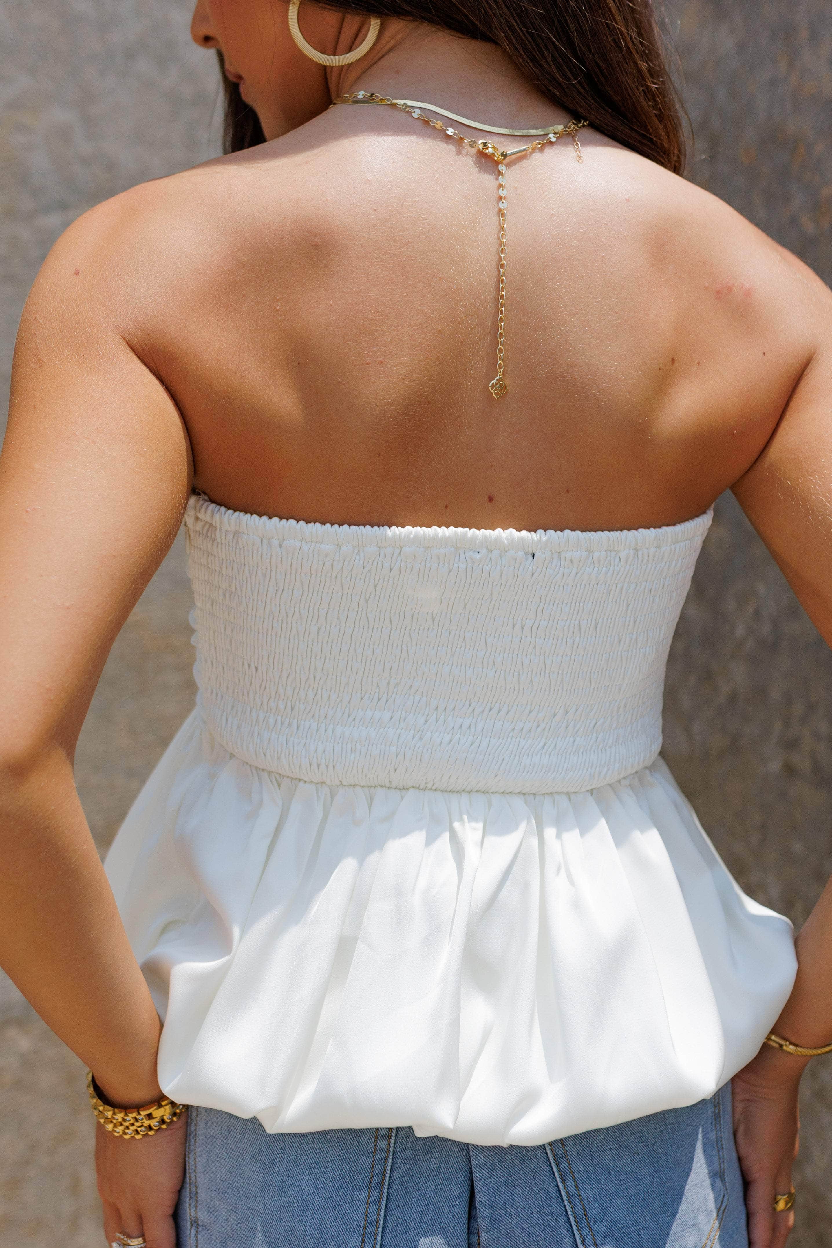 Bow Bubble Top
