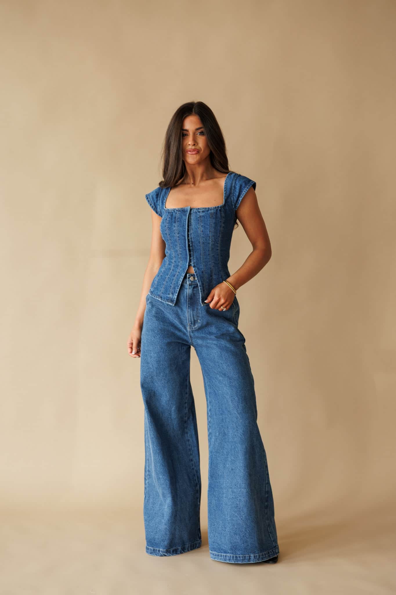 Pre-Order! The Downtown Denim Top