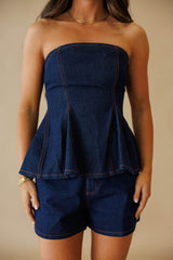 Encore Nights Peplum Top