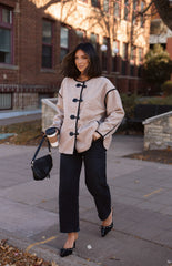 Toggle Button Fleece Jacket
