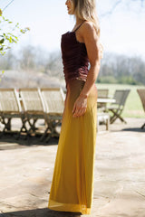 Golden Pour Maxi Dress