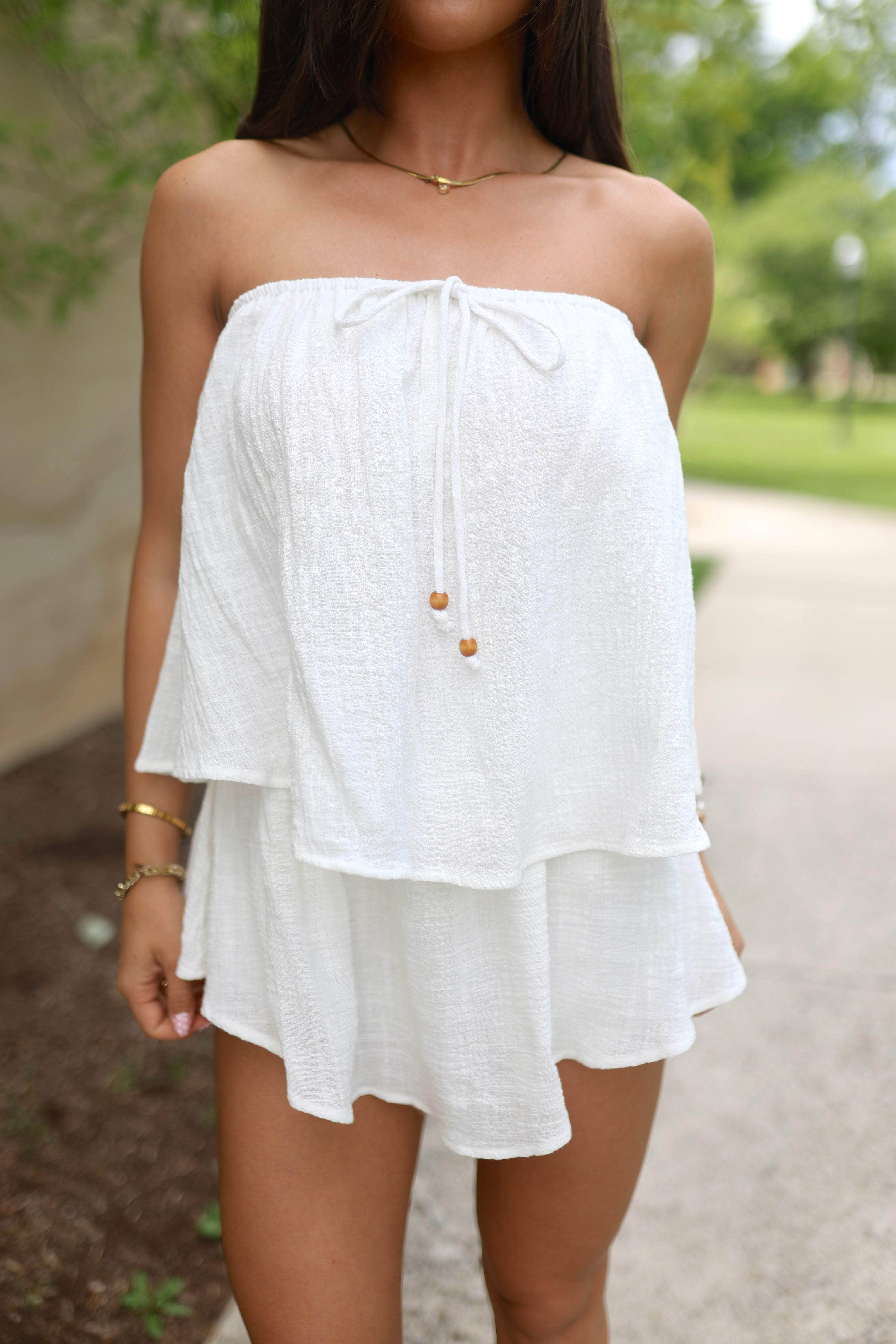 Luau Linen Romper