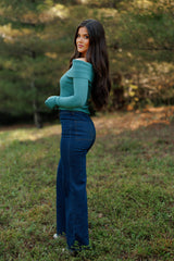 Off The Line Knit Top