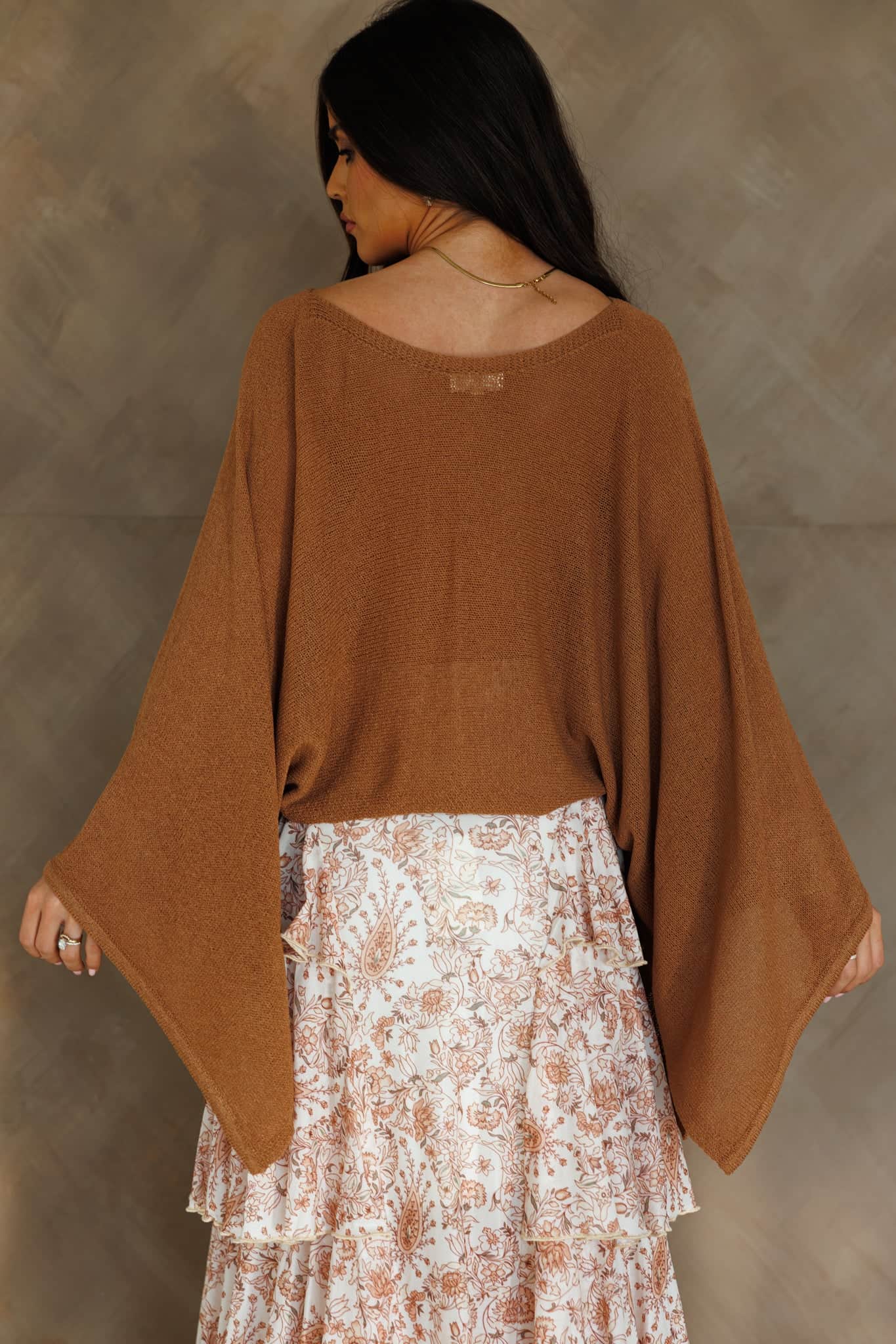 Knit Pancho Top