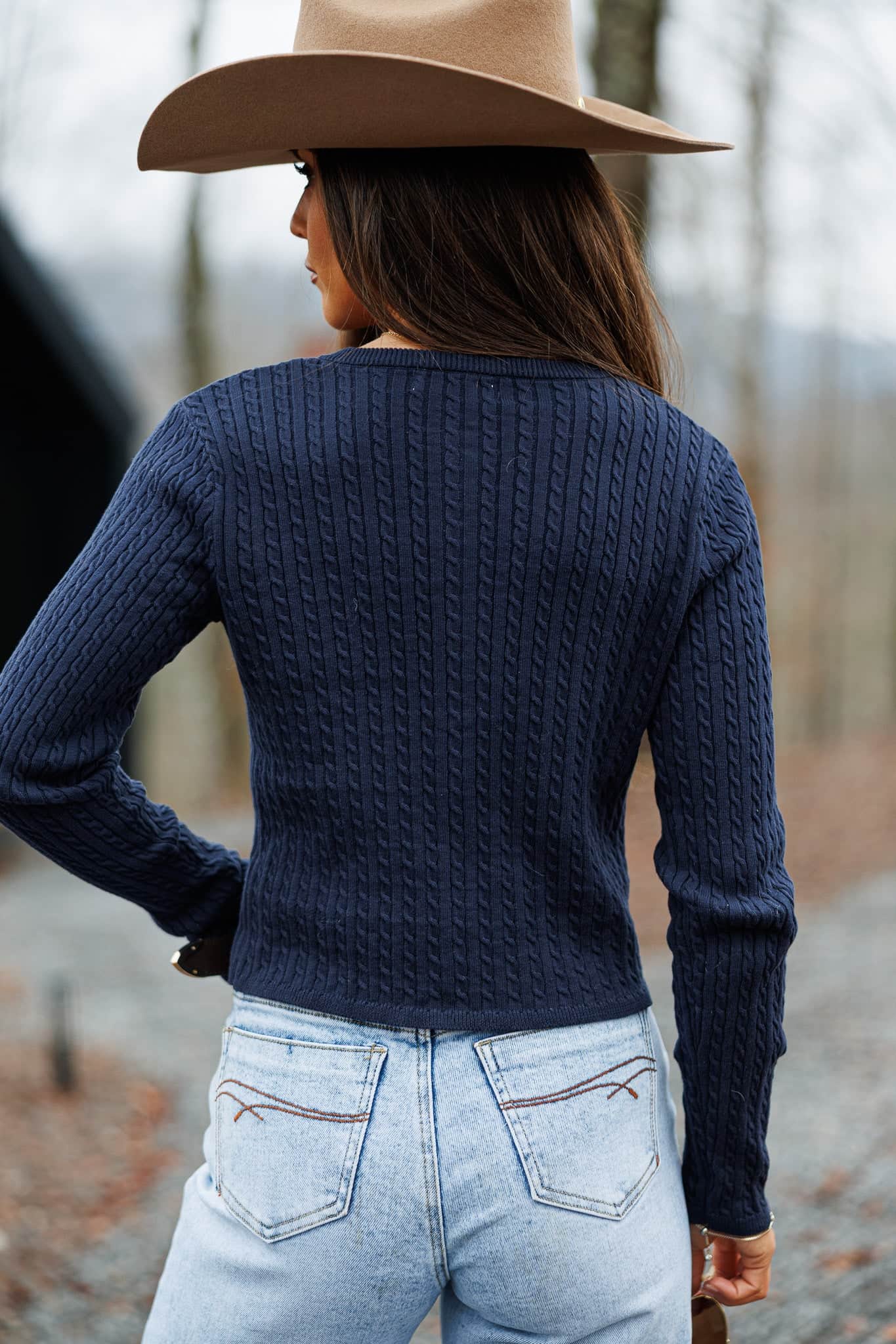 Classic Cable Knit Cardigan