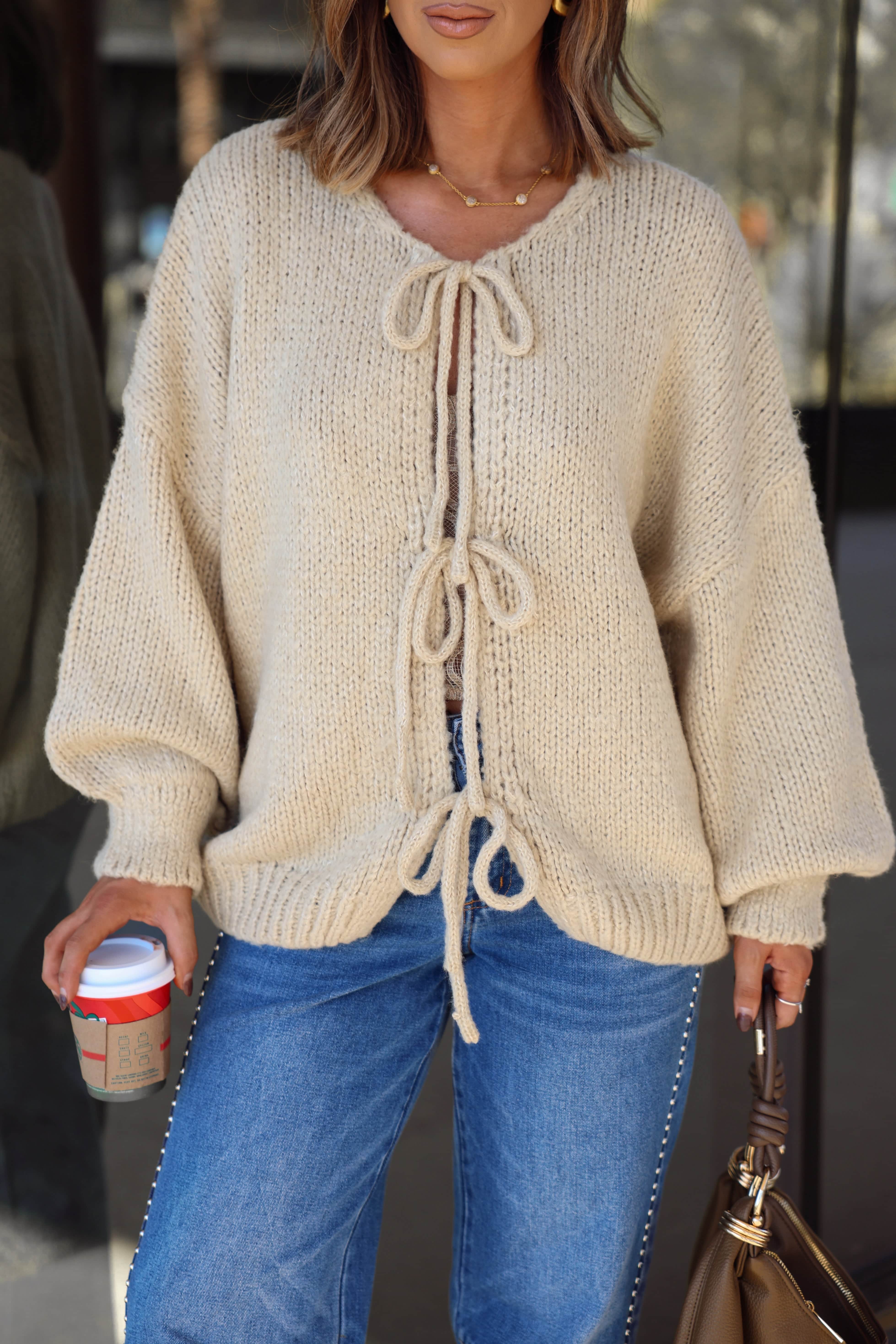 Knotted Up Cozy Cardigan