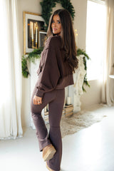Warm Up Waffle Knit Top