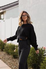 Warm Up Waffle Knit Top