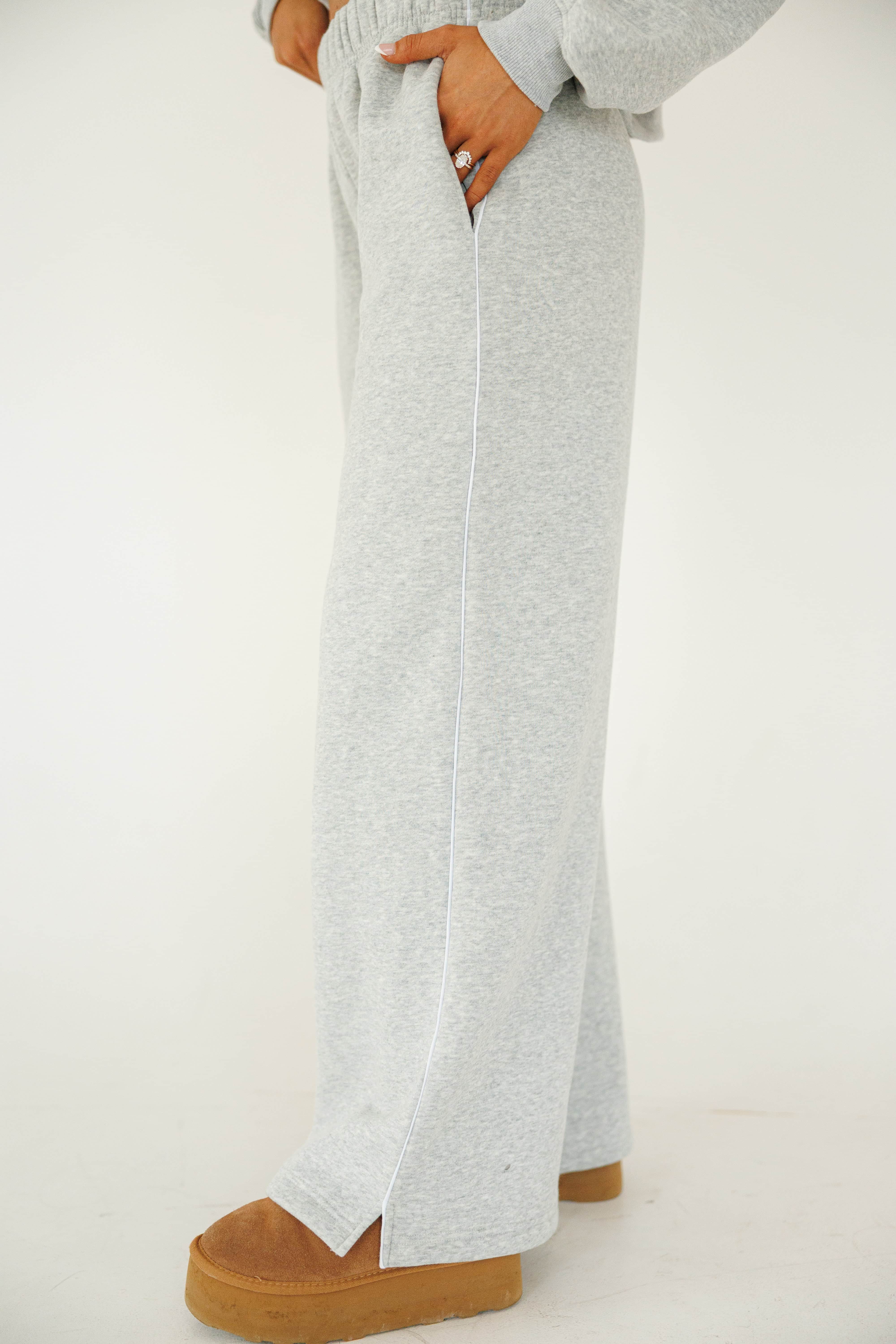 Cozy Cloud Wide Leg Sweatpants