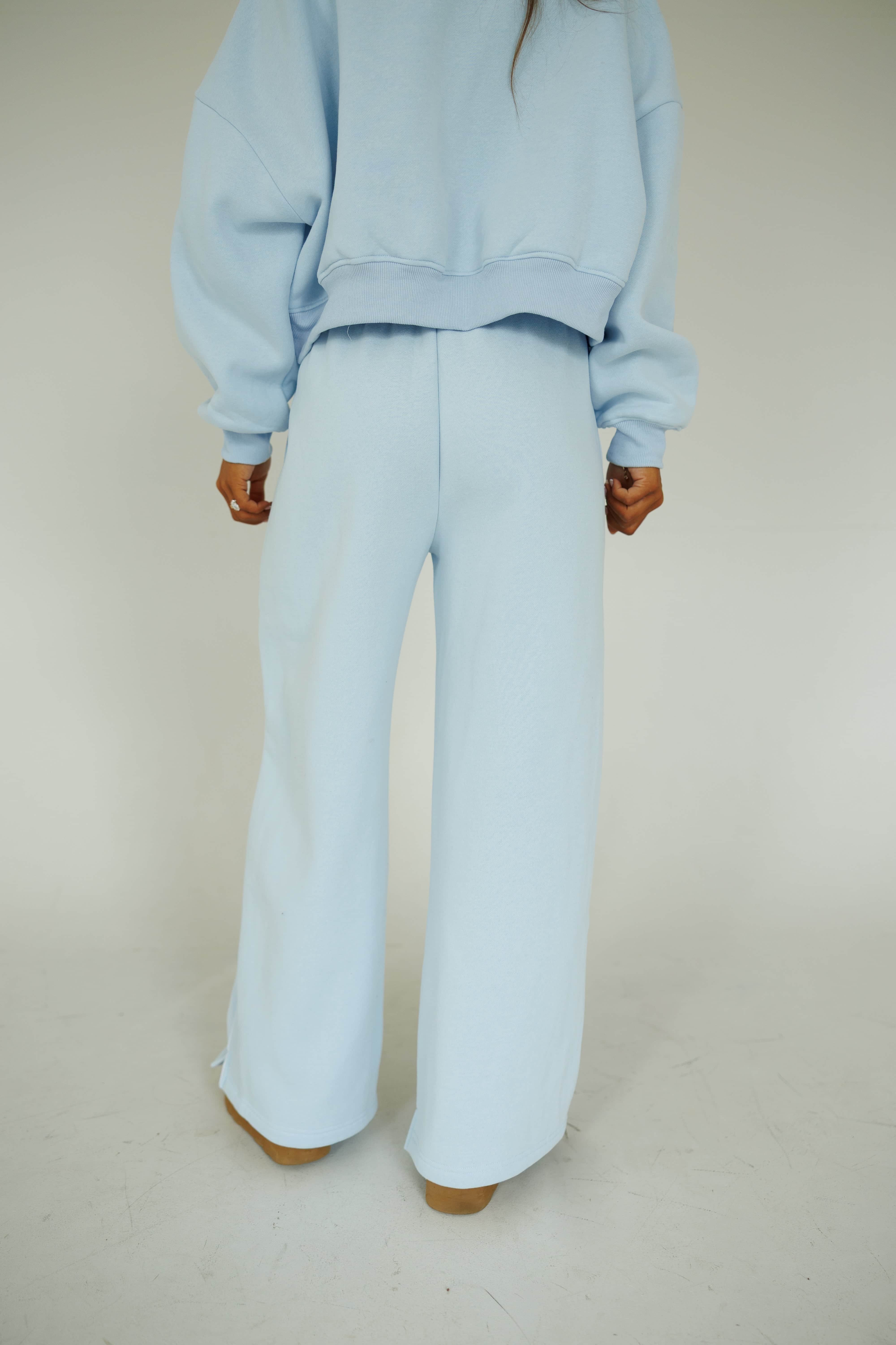 Cozy Cloud Wide Leg Sweatpants